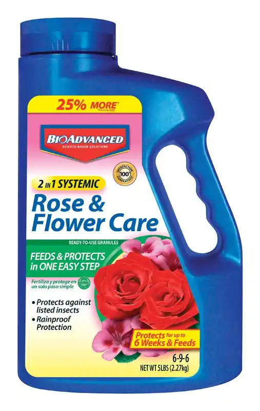 Systemic Rose & Flower Care, 2-in-1, 6-9-6, 5 Lbs.