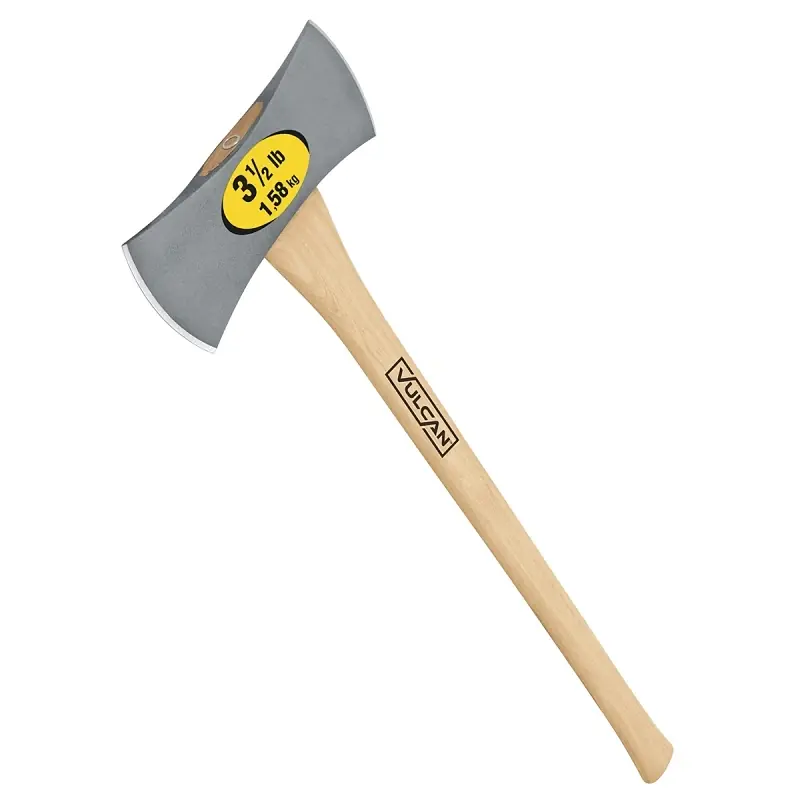 Truper Double Bit Michigan Pattern Axe With 34 Inch Hickory Handle And 3.5 Lb Head