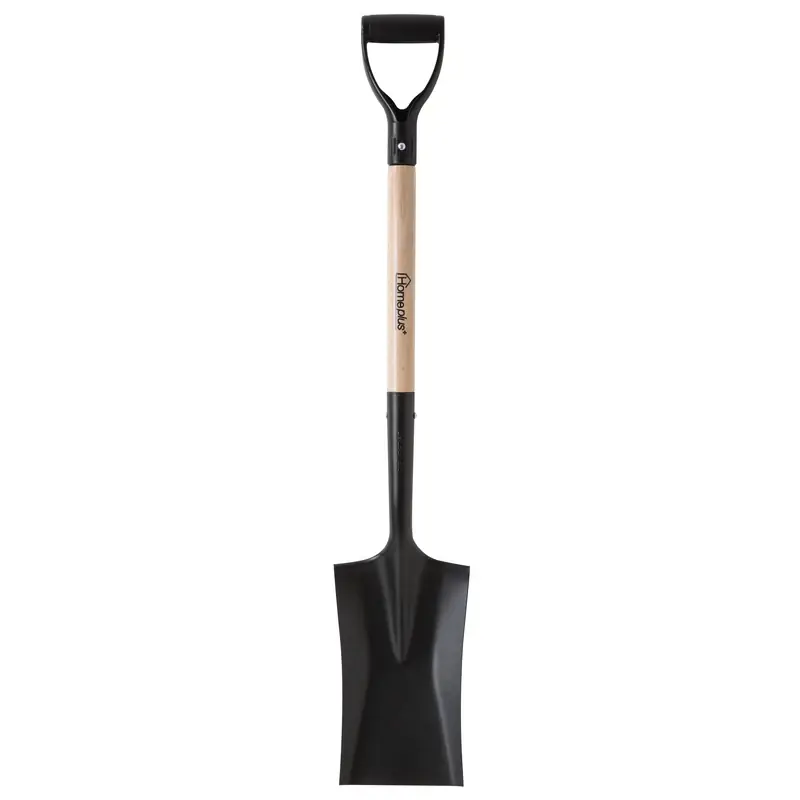 40.5 In. Steel Square Garden Spade Wood Handle