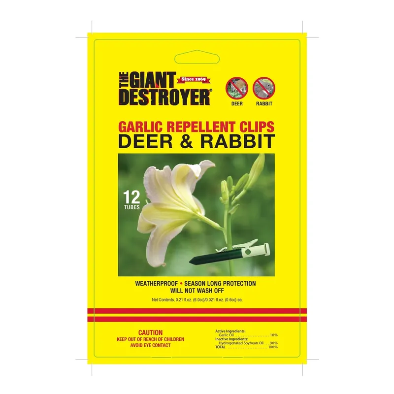 Animal Repellent Clip For Deer And Rabbits 12 Pk