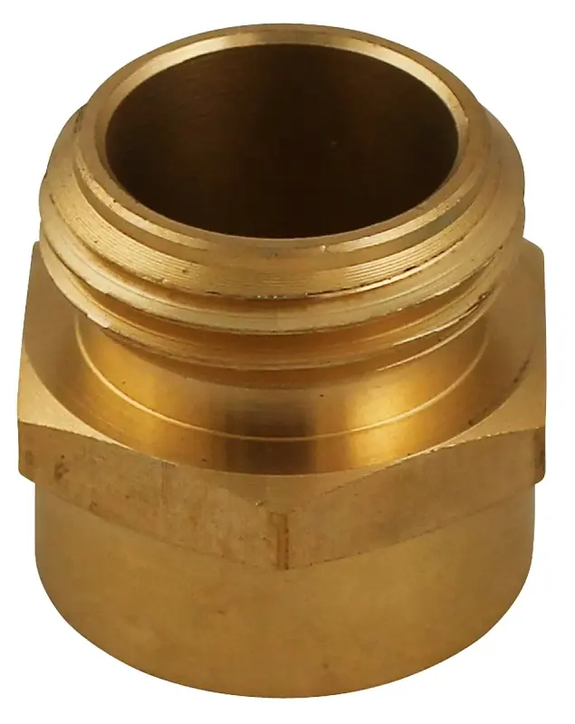 Brass 3/4 In. D X 3/4 In. D Hose Adapter 1 Pk