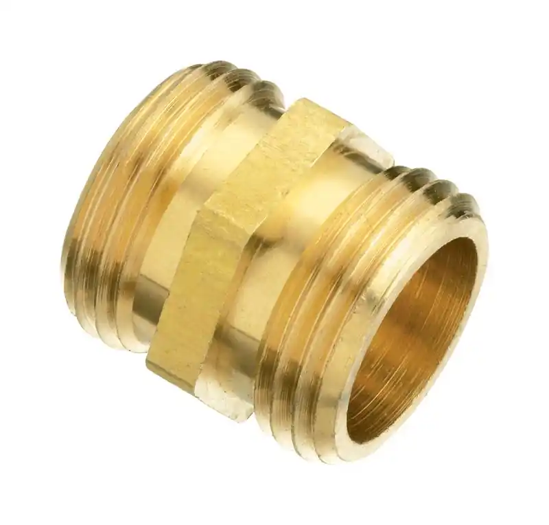 Brass 3/4 In. D X 3/4 In. D Hose Adapter 1 Pk