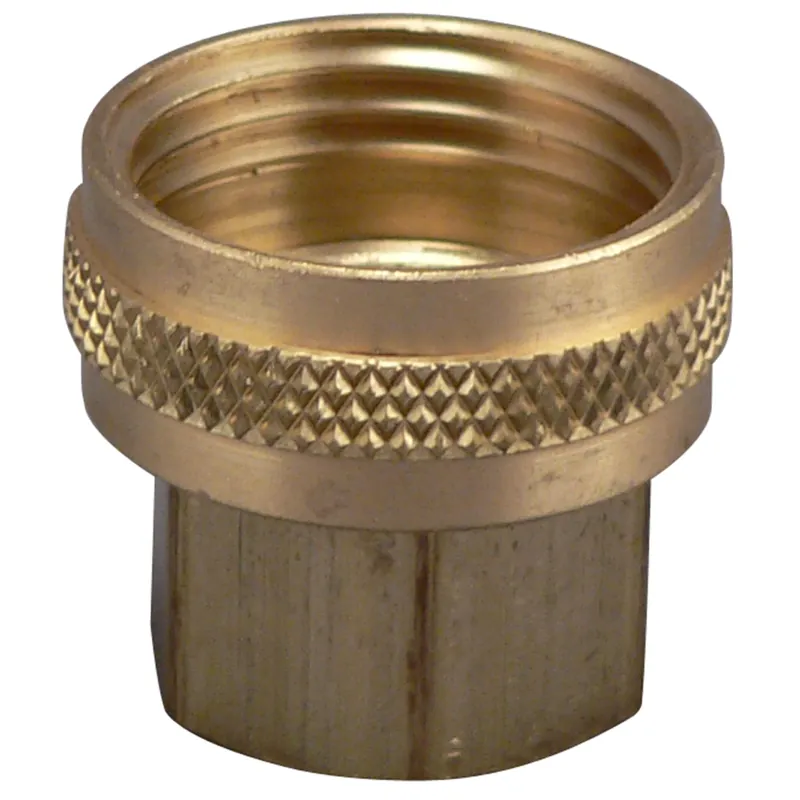 Brass 1/2 In. D X 3/4 In. D Swivel Hose Adapter 1 Pk