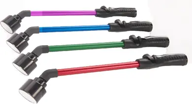 One Touch 16-inch Shower Water Wand With Ergonomic Grip, Berry Color