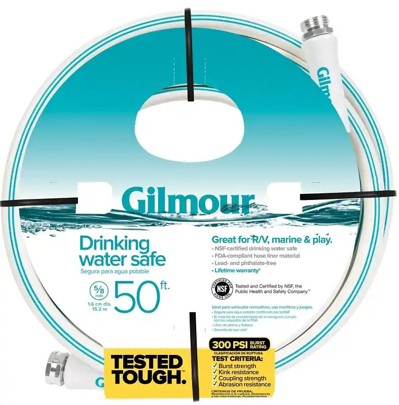 5/8 In. Diameter X 50 Ft. Length Rv/marine Drinking Water Hose