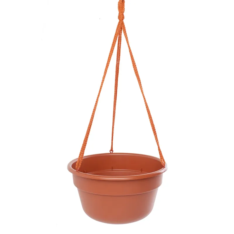 Dura Cotta 6.8 In. H X 12.5 In. W X 12.4 In. D Resin Hanging Basket Terracotta