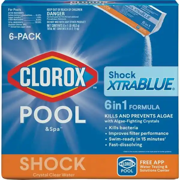 Hth Pool Care Granule Shock Treatment 6 Lb