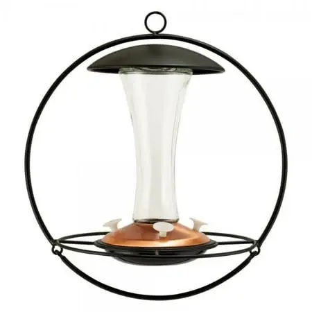Contemporary Floating Sphere Hummingbird Feeder With Easy Fill Design