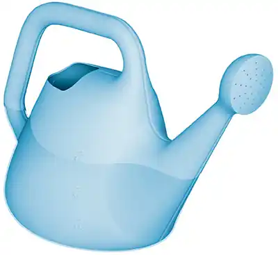 Blue 1 Gallon Resin Watering Can - Durable And Versatile For Indoor And Outdoor Use