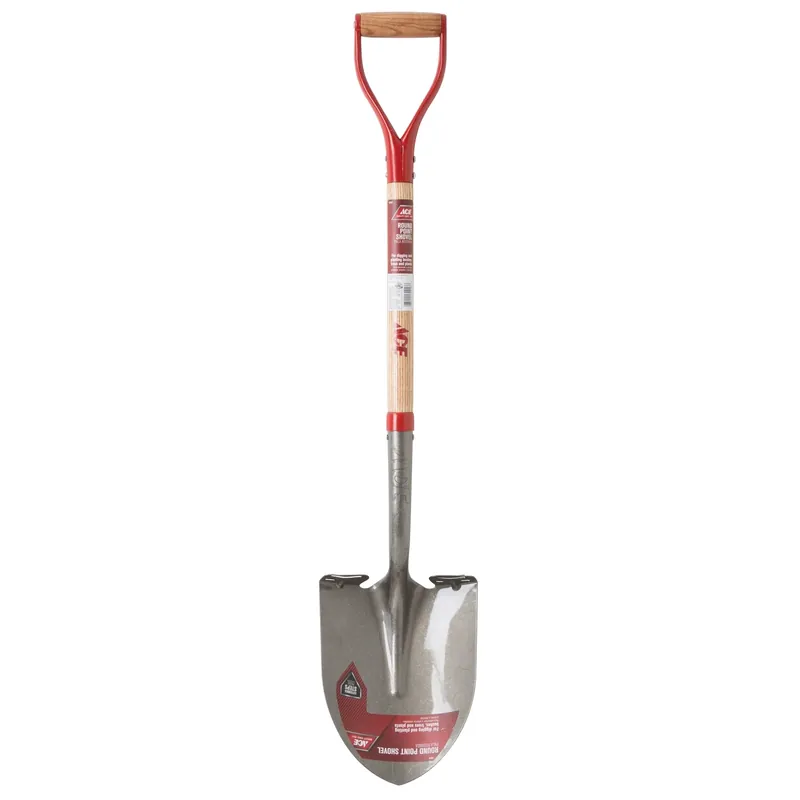 41.5 In. Steel Round Point Digging Shovel With Wood Handle