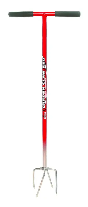 Garden Claw Cultivator, Red