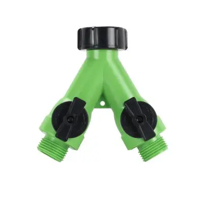 Premium 2-way Full-flow Hose Y Connector