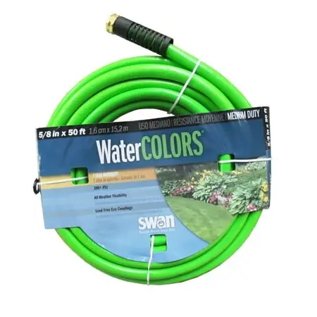 Water Colors 5/8" X 50‘ Medium Garden Hose - Green
