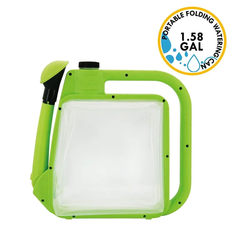 1407 6 Liters/1.5 Gallons Clear/lime Green Collapsible Water Can