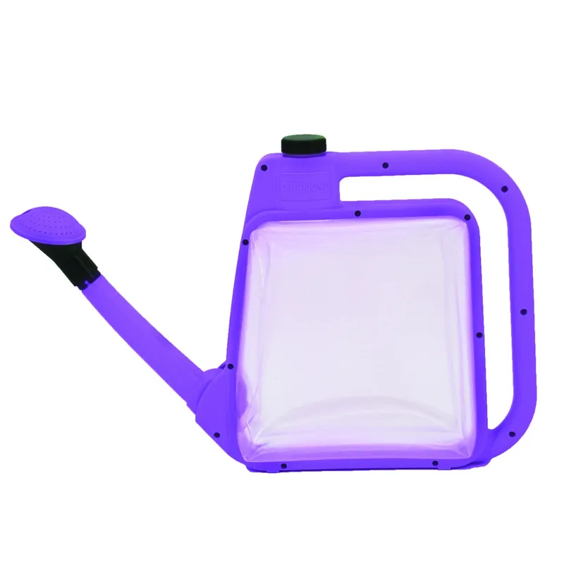 1408 6 Liters/1.5 Gallons Clear & Purple Collapsible Water Can