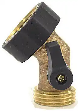 Brass Gooseneck Hose & Faucet Coupling