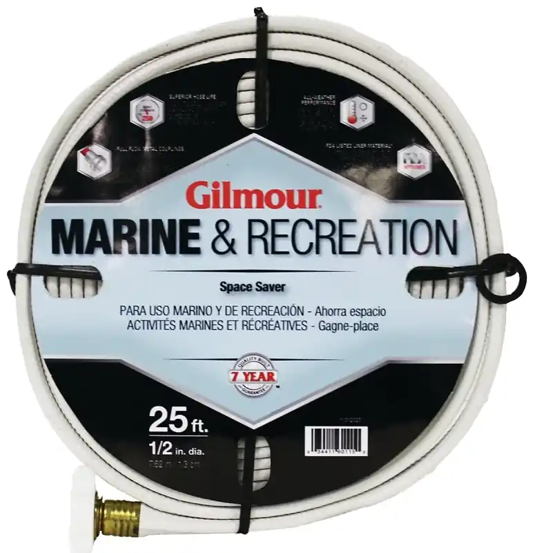 1/2 In. Diameter X 25 Ft. Length Rv/marine Drinking Water Safe Hose
