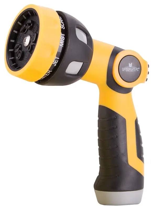 Gn-93691 9-pattern Spray Nozzle, Plastic, Ergonomic Handle