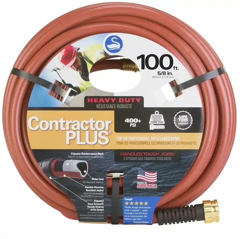 5/8 In. Diameter Brown Heavy-duty Garden Hose, 100 Ft Length