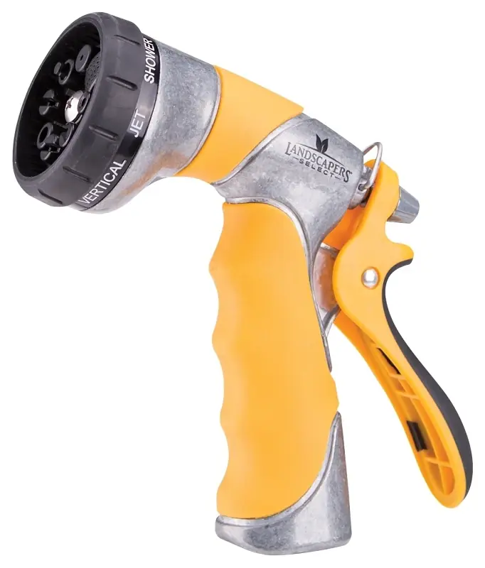 Gn99701 Heavy-duty Metal Spray Nozzle With 8 Watering Patterns