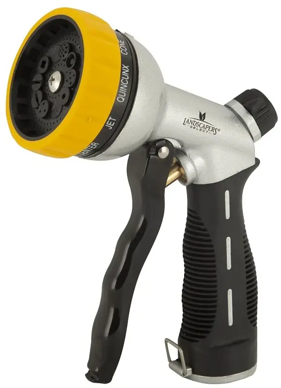 Ym751783l 10-pattern Metal Spray Nozzle With Pistol Grip Handle