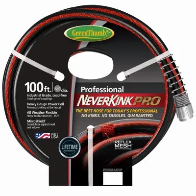 Neverkink Pro Garden Hose, Commercial-duty, 5/8 In. X 100 Ft.