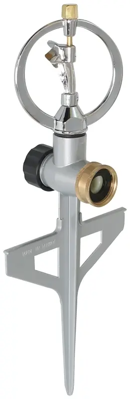 Yp610 Impulse Sprinkler With Metal Spike And Durable Zinc Head
