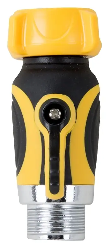 Ypc3 Hose Connector, 3/4 Nh, Female And Male, Yellow/black