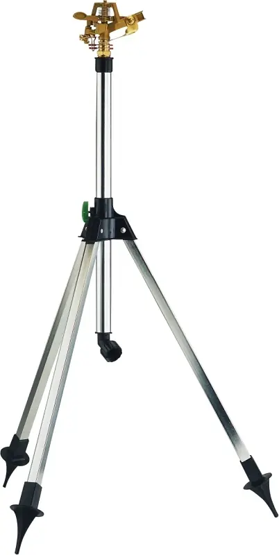 Rl-8219-3l Tripod Impulse Lawn Sprinkler With Adjustable Coverage
