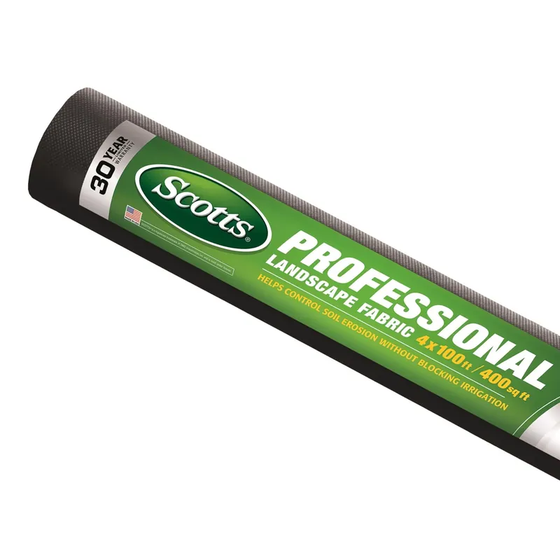 Professional 4 Ft. W X 100 Ft. L Polypropylene Landscape Fabric For Weeds Control