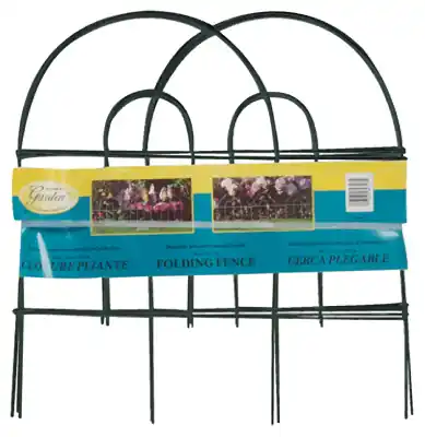 10 Ft. L X 18 In. H Metal Green Garden Fence