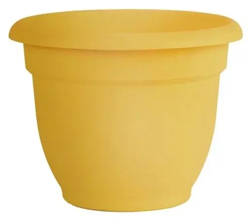 20 In. Ariana Self Watering Planter, Earthy Yellow - Bloem Ap2023