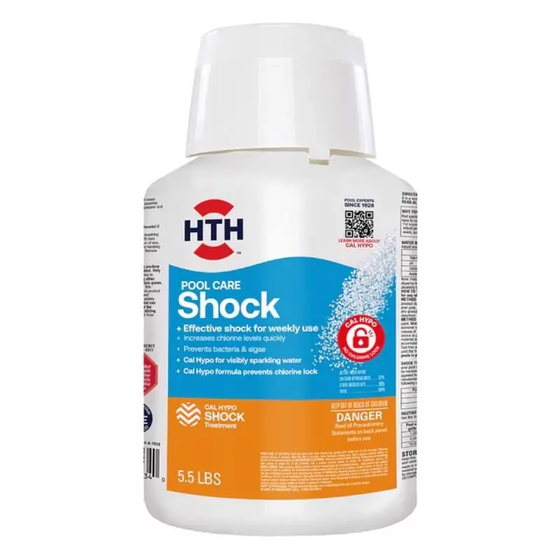 5.5 Pounds Granule Shock Treatment For Pools - Disinfects And Clarifies