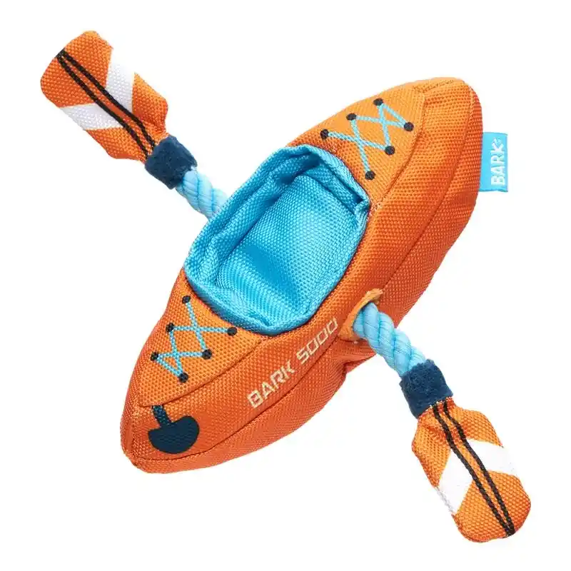 For Dog Multicolored Plush Off-track Kayak Dog Toy 1 Pk