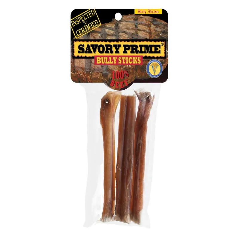 Naturals Large Beef Grain Free Bully Stick For Dogs 12 In. 3 Pk