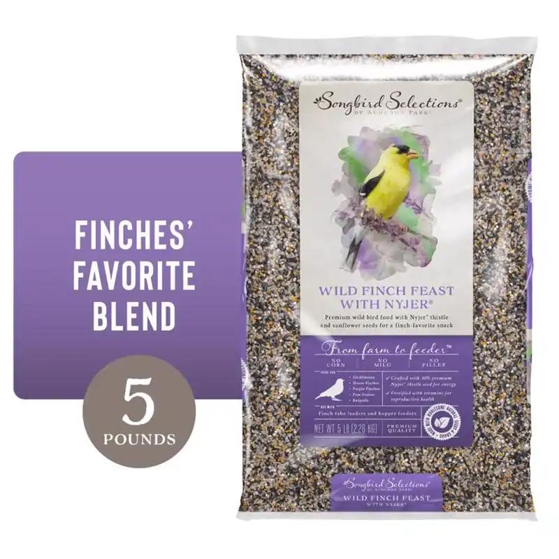 Wild Finch Feast Wild Bird Seed 5 Lb - Premium Blend
