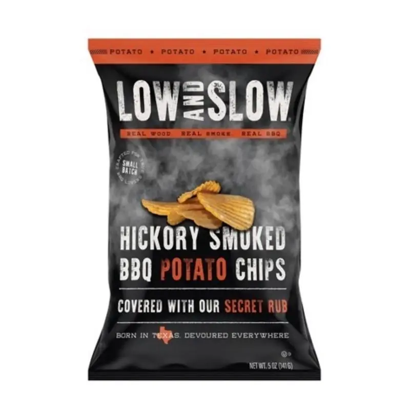 Hickory Smoked Bbq Potato Chips 5 Oz Bagged