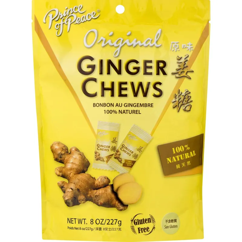 Original Ginger Chews 4.4 Oz - Chewy Candy