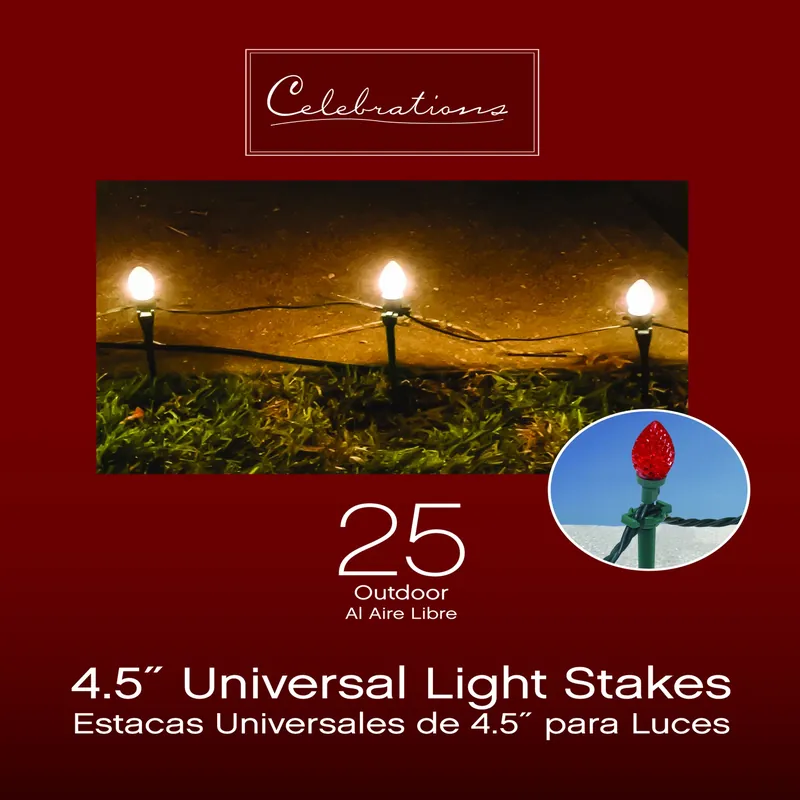 Outdoor Light Stake 25 Ct