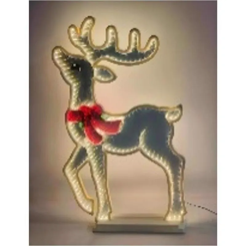 Led Infinity Deer Outdoor Light – 30‑inch Weather‑resistant Yard Decoration