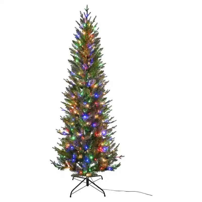 7 Ft. Slim Led Color Changing Majestic Fraser Fir Christmas Tree With 350 Lights