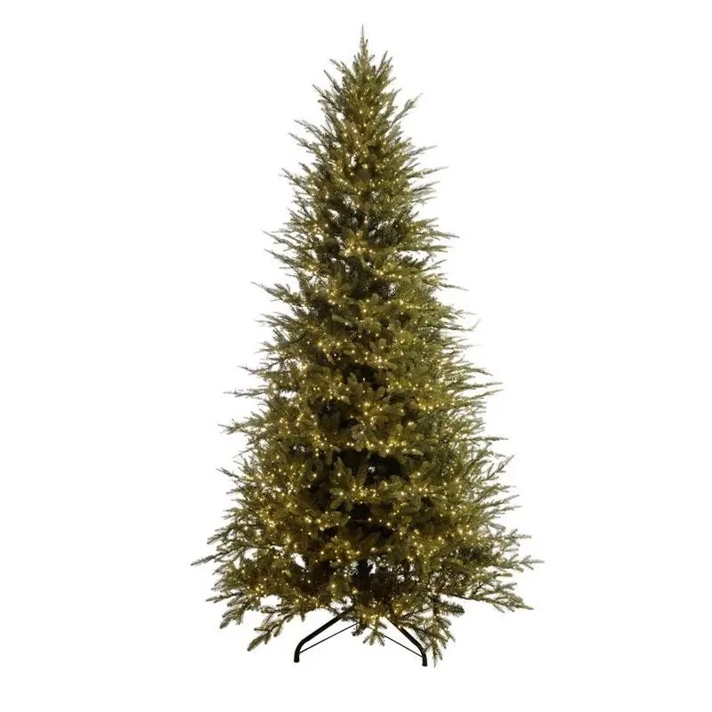 Radiant 9‑foot Emerald Pine Led Christmas Tree – 3400 Brilliant Lights