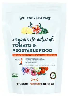 Organic & Natural Tomato & Vegetable Food, 4 Lbs.