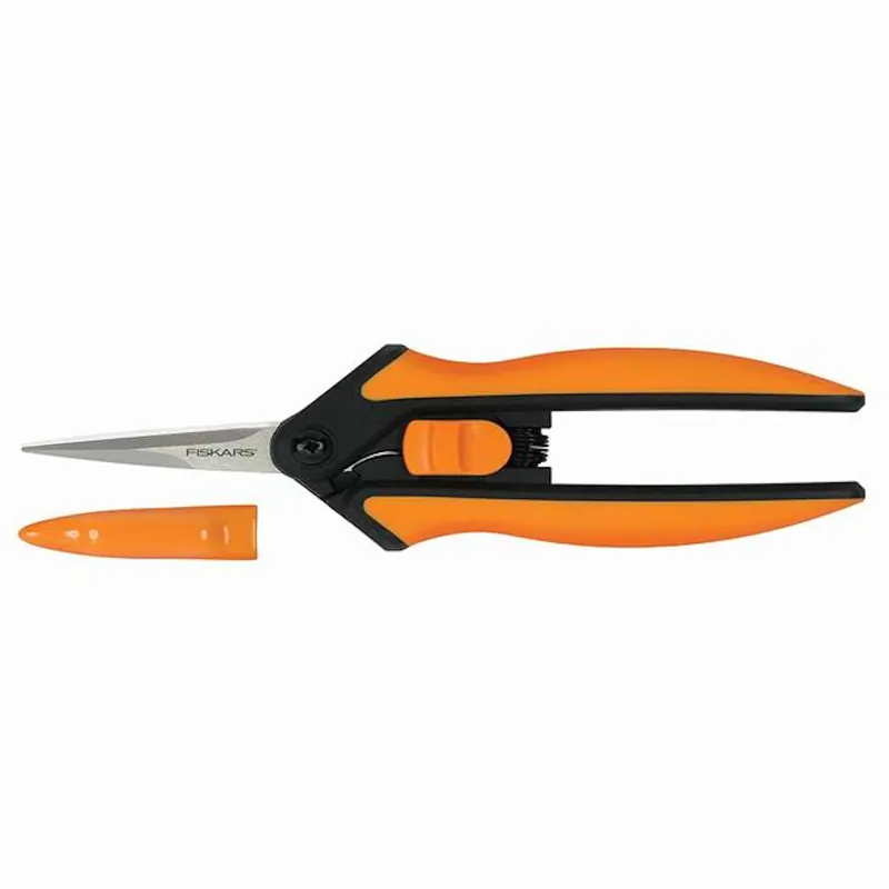 Softgrip Stainless Steel Micro-tip Snips 6 Inch For Pruning And Trimming