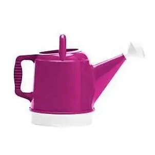 Bloem Deluxe 2‑gal Fuchsia Plastic Watering Can With Detachable Spout