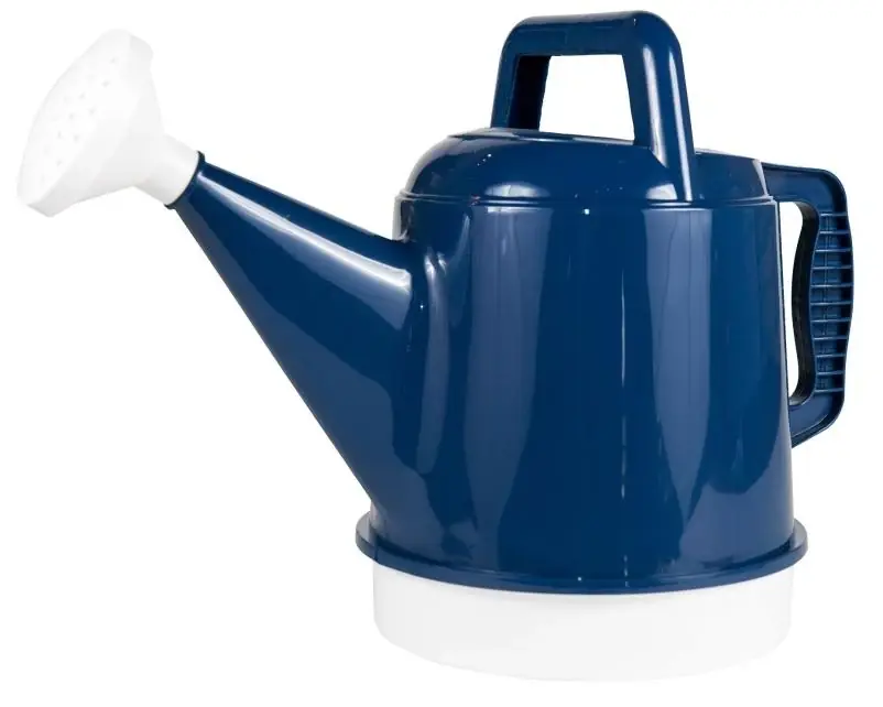 Bloem Deluxe 2.5‑gallon Classic Blue Watering Can – Uv‑resistant High‑impact Plastic