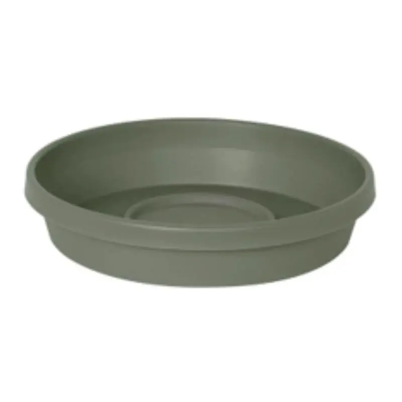 Terra 1.5 In. H X 7.5 In. W X 6.5 In. D Green Plastic Plant Saucer