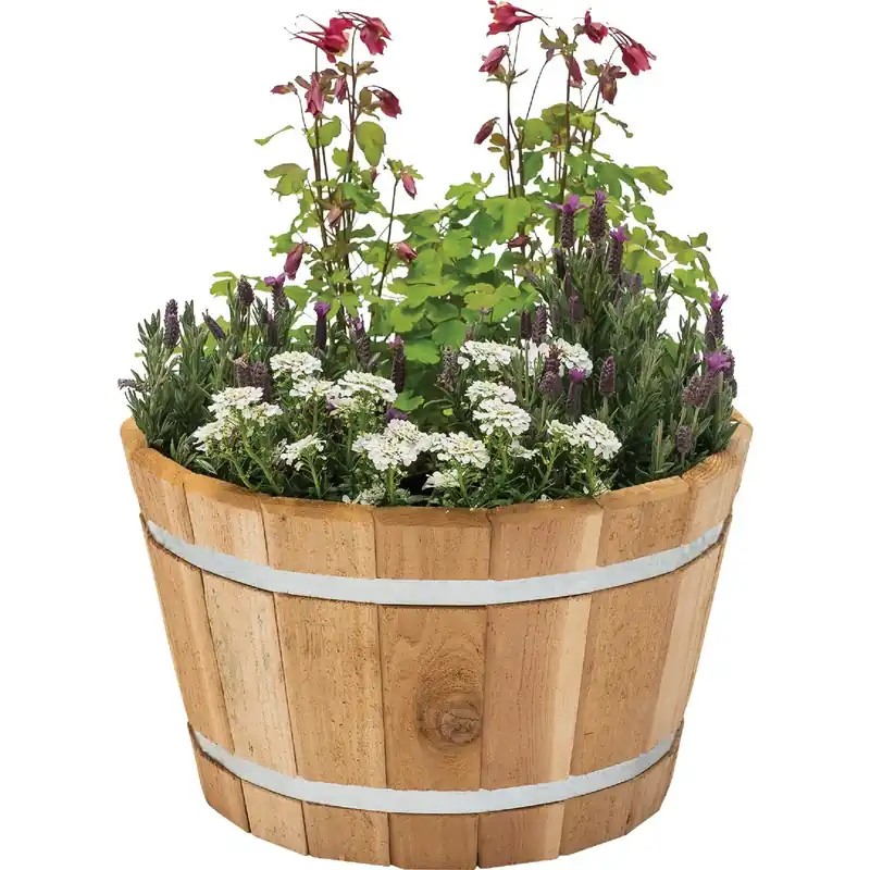 G3020 Medium Cedar Tub Planter 20" X 20" X 12"
