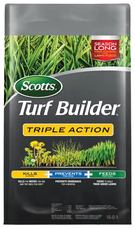 Triple Action 11.31 Lb. Lawn Fertilizer & Weed Killer For 4000 Sq. Ft.