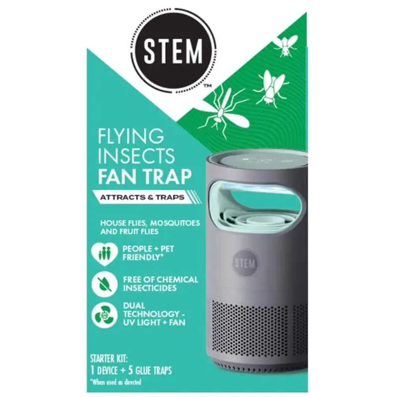 Odorless Adhesive Flying Insect Trap, Safe For Pets